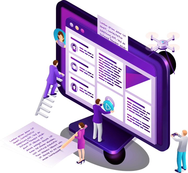 Иллюстрация раздела FAQ по созданию сайтов